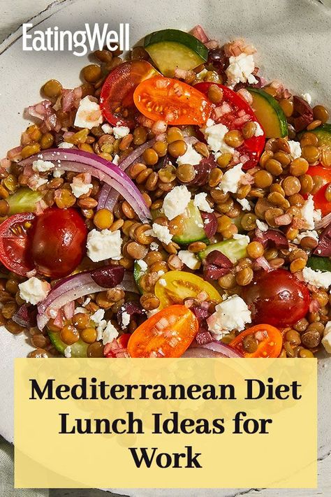 Diet Lunch Ideas For Work, Mediterranean Diet Lunch Ideas, Mediterranean Diet Lunch, Diet Lunch Ideas, Mediterranean Diet Food List, Lunch Ideas For Work, Mediterranean Recipes Healthy, Diet Lunch, Mediterranean Diet Recipes Dinners