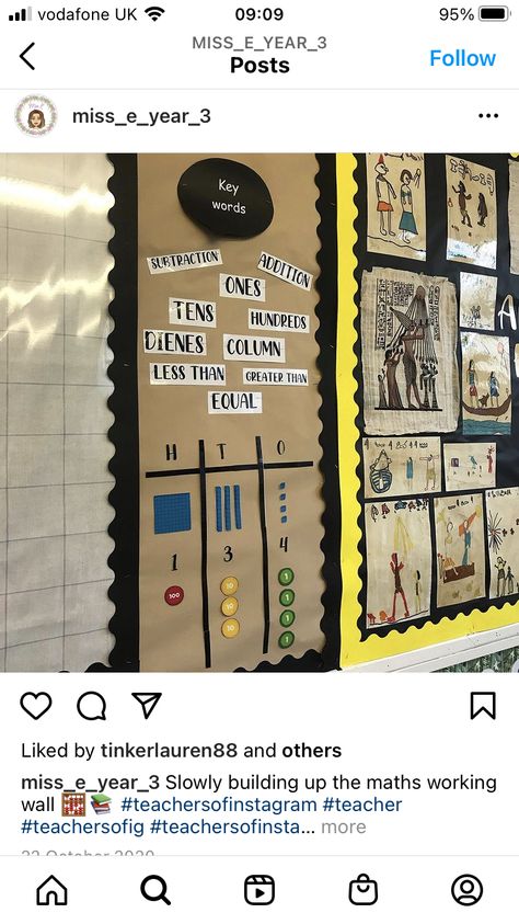 Key Stage 1 Classroom Ideas, Key Stage 2 Classroom, Place Value Wall Display, Place Value Display, Ks2 Display, Maths Wall, Second Grade Centers, Nurture Room, Year 3 Maths