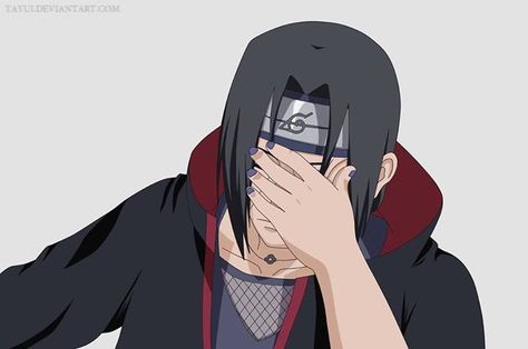 Itachi's Facepalm. Cursed Icons, Gc Pics, Reaction Photo, Wp Sticker, Pin Anime, Akatsuki Funny, Naruto Pics, Uchiha Family, Uchiha Itachi