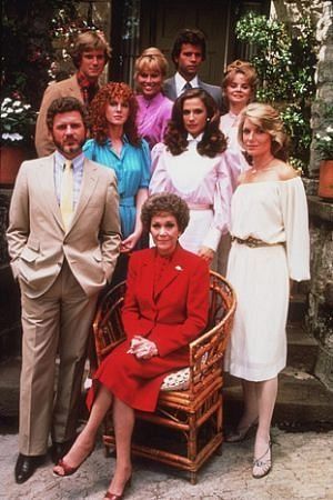 "Falcon Crest" R. Foxworth, J. Rose, B. Moses, L. Lamas, A. Alicia, A. Dalton, S. Sullivan, J. Wyman 1982 CBS Dallas Tv Show, Falcon Crest, 80 Tv Shows, Vintage Television, Classic Television, Old Shows, Old Tv Shows, Vintage Tv, Retro Tv