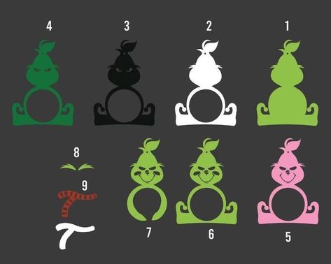 Grinch Candy Holder, Candy Holder Diy, Grinch Printable, Candy Holder Svg, O Grinch, Disney Candy, Christmas Treats Holders, Grinch Decorations, Holiday Cross Stitch Patterns