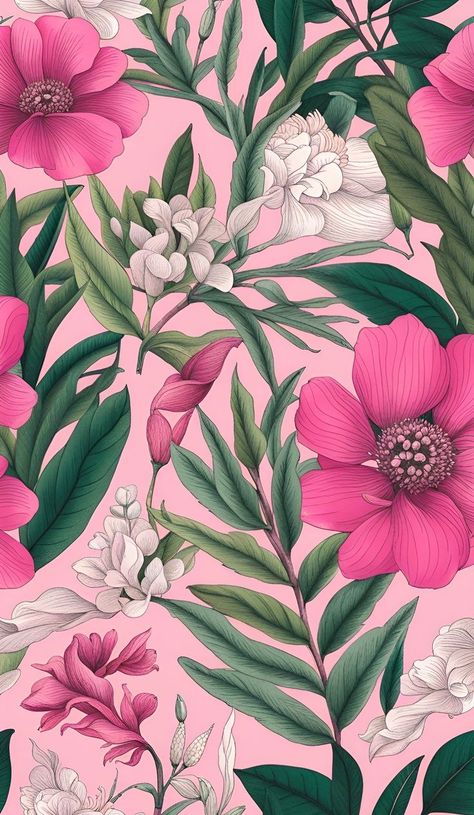 Beautiful Flowers Aesthetic, Disco Wallpaper, Bottle Paint, Ideas Watercolor, Vintage Wallpapers, Art 2022, Tropical Art Print, Flower Drawing Tutorials, Sublimation Ideas