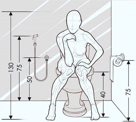 Luxurious Toilet, Bathroom Layout Plans, Plumbing Layout, Bathroom Design Styles, Simple Bathroom Designs, Bathroom Interior Design Modern, Bathroom Dimensions, Architecture Drawing Plan, Bathroom Design Layout