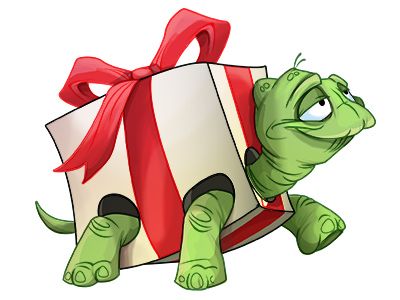 Turtle_pres Christmas Drawings For Kids, Turtle Images, Christmas Drawings, Cartoon Turtle, Turtle Drawing, Turtle Decor, Box Turtle, Turtle Gifts, Tortoise Turtle