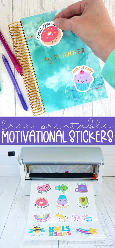 Free Printable Motivational Stickers @xyron #xyron #xyroncreativestation #creativestation #printablestickers #freeprintable #diystickers #motivational #punny #stickers #kawaii Free Stickers Printables Cute, Printable Vinyl Stickers, School Stickers Free Printable, Sticker Svg Free, Motivational Stickers Free Printable, Cricut Stickers Free Printable, Kids Stickers Printable, Cool Stickers Printable, Free Stickers Printables