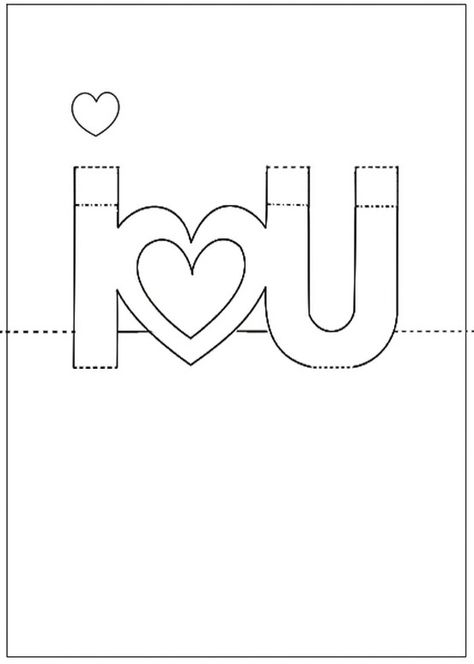 Printable Pop-Up Cards | ... pop up i love you card photo martha stewart click and print the guide Pop Up Valentine Cards, Heart Pop Up Card, Birthday Card Template Free, Valentine Card Template, Diy Pop Up Cards, Pop Up Card Templates, Aesthetic Diy, Card Templates Printable, Valentines Printables Free