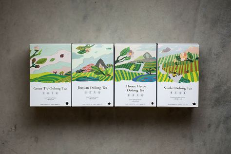 Tea Packaging Design, Tea Brands, Tea Packaging, Food Packaging Design, Packing Design, Coffee Packaging, Oolong Tea, Tea Box, Creative Packaging Design