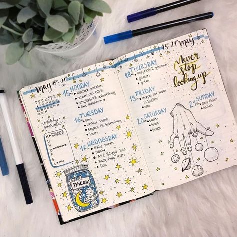 Dream Book Ideas, Dreams Journal, Kunstjournal Inspiration, Bujo Weekly Spread, Dream Book, Diary Ideas, Bullet Journal Themes, Bullet Journal Art, Journal Themes