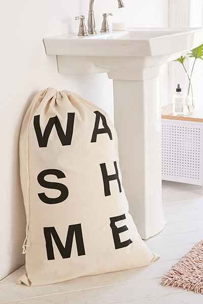 Wash Me Scramble Laundry Bag Laundry Bag Ideas, Laundry Bags Diy, Urban Outfitters Dorm, Space Socks, Laundry Business, Urban Outfitters Home, Laundry Bags, Dorm Life, Jaco