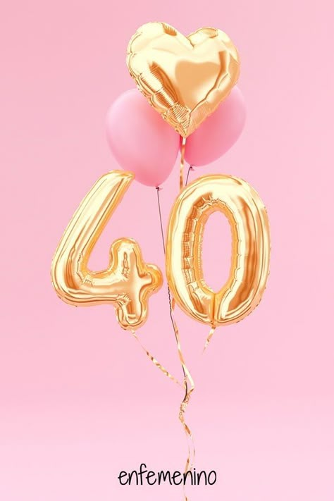 Ideas Para Cumpleaños Mujer, 40 Birthday Ideas, 40 Th Birthday, Happy Birthday 40, 40th Birthday Ideas, Happy 40, 40th Birthday Wishes, 40th Birthday Themes, 40th Birthday For Women