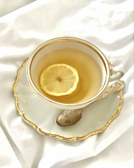 Lemon Tea Aesthetic, Colour Aesthetic, Aesthetic Collection, Cream Aesthetic, Pretty Drinks, Gold Aesthetic, Lemon Tea, A Cup Of Tea, Soft Yellow