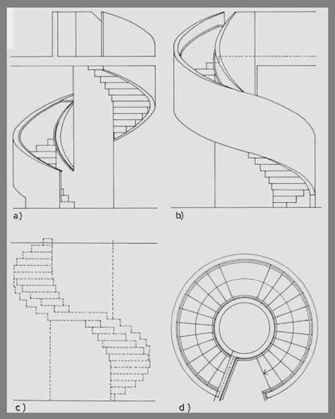 Stair Design Architecture, Interior Design Sketchbook, Architecture Drawing Sketchbooks, Architecture Drawing Plan, Spiral Staircases, Interior Architecture Drawing, Stair Design, Interior Design Drawings, Conceptual Architecture