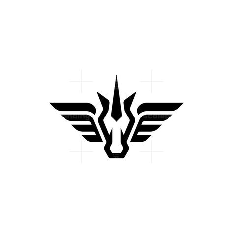 Pegasus logo with wings and a unique design that will make your brand stand out from the Wings Logo Design, Pegasus Logo, Hotel Logo Design, Logo Portfolio, Best Logo Maker, Hotel Logo, Gaming Logo, Portfolio Logo, Design Your Own Logo