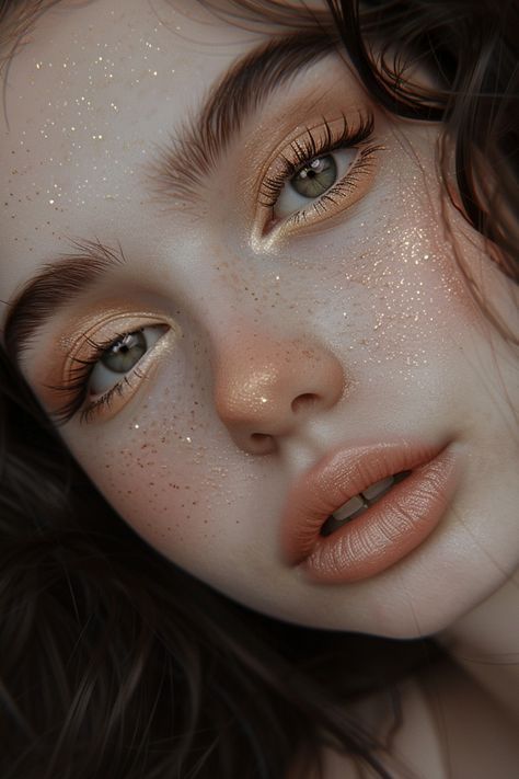 Spring Makeup Trends, Christmas Makeup Look, Holiday Makeup Looks, Minimalist Makeup, Makeup To Try, Ethereal Makeup, Fairy Makeup, Make Up Inspiration, Spring Makeup