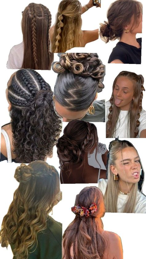 this is about hair ideas Easy Hair Styles, Curly Hair Pictures, Healthy Hair Routine, Hairstyle Examples, Bella Hair, Cute Simple Hairstyles, Dance Hairstyles, Lots Of People, Pretty Braided Hairstyles