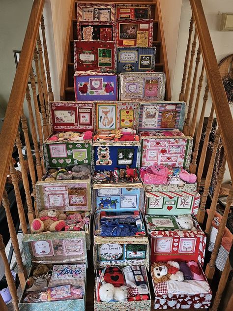 This year-round packer planned... - Operation Christmas Child Operation Shoebox, Operation Christmas Child Shoebox, Christmas Child, Operation Christmas, Operation Christmas Child, Shoe Box, Kids Christmas, A Child, Christmas Time