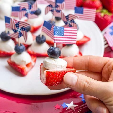 Fourth of July Recipes - Etsy Blue Appetizers, July 4th Appetizers, 4th July Food, Foodgawker Recipes, Fitness Books, 4th Of July Desserts, Fourth Of July Food, Snacks Für Party, 4th Of July Party