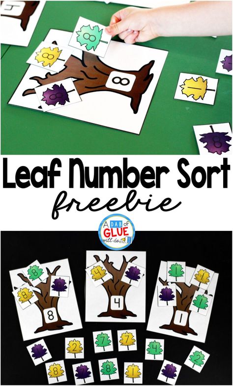 Leaves Preschool, Fall Math Activities, Preschool Fall, Fall Preschool Activities, Fall Lessons, Daily Five, Fall Math, Tree Study, Fall Kindergarten