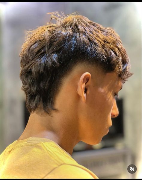 French Crop Mullet, Burst Fade Mullet, Modern Mohawk, Mens Haircuts Thick Hair, Mohawk Fade, Mullet Haircuts, Curly Hairstyles For Men, French Crop, Mullet Fade