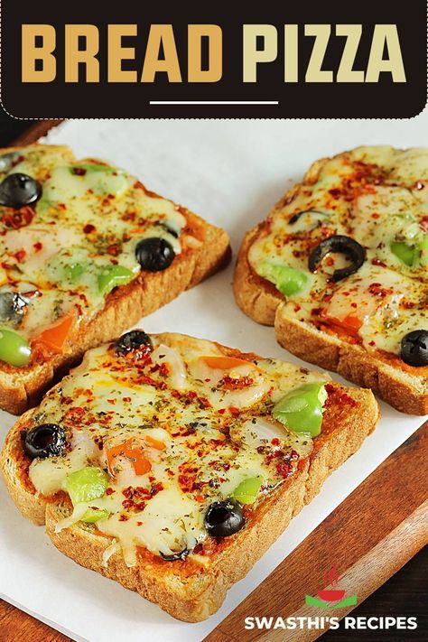 Make delicious Bread pizza under 15 mins! I share 3 ways to make it - in the oven, air fryer and griddle Bread Snacks Recipe, Bread Pizza Recipe, Pizza Oven Recipes, Bread Cheese, Bread Pizza, Bread Snacks, Healthy Pizza, Evening Snacks, Delicious Bread