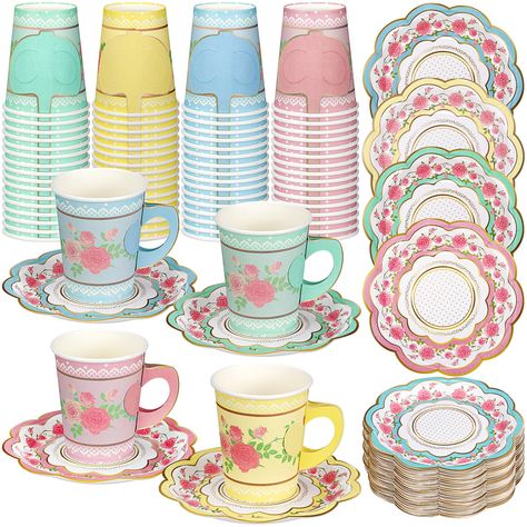 19 Bday, Aurora Birthday, Goose Birthday, Paper Tea Cups, Tea Party Supplies, Tea Cup Party, Ladies Brunch, Ladies Tea, Fake Wedding