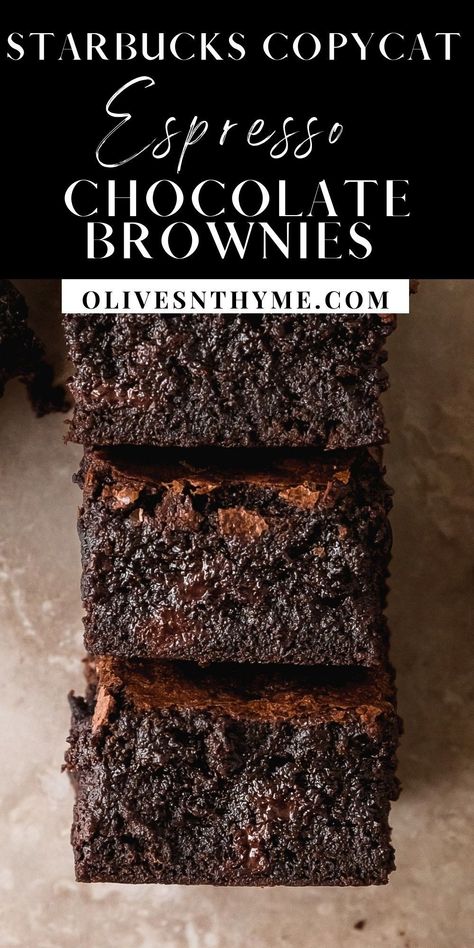 Espresso Dessert, Espresso Brownies, Coffee Brownies, Black Color Hairstyles, Brownies Recipe Homemade, Color Hairstyles, Homemade Brownies, Best Brownies, Coffee Dessert