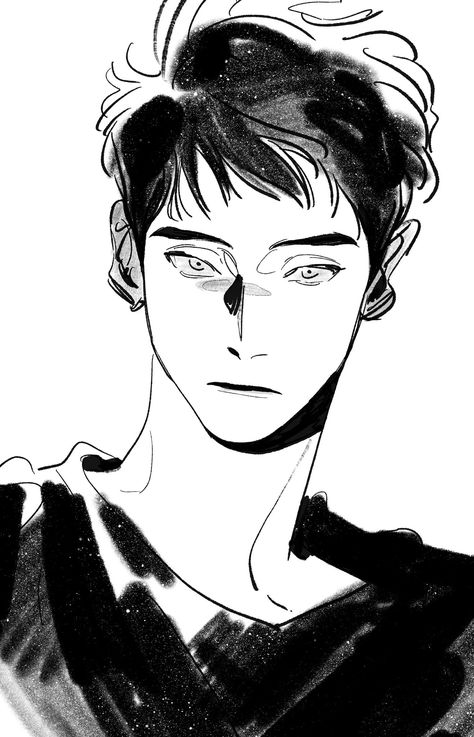 White Drawing, Hot Anime, 캐릭터 드로잉, Wow Art, Drawing Inspo, Guy Drawing, Art Style Inspiration, Black And White Drawing, 영감을 주는 캐릭터