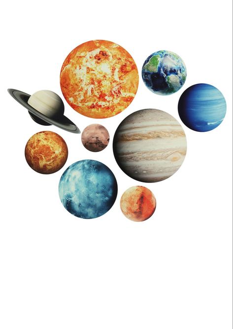 Planet Stickers, 9 Planets, Nursery Decorations, Solar System Planets, Room Baby, Space Planets, Dark Wall, Stickers Wall, Room Kids