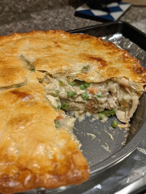 Homemade Chicken Pot Pie, Frozen Pie Crust, General Tso, Frozen Pie, Chicken Pie, Pot Pies Recipes, Chicken Pot Pie Recipes, Pie Crust Recipes, Crusted Chicken