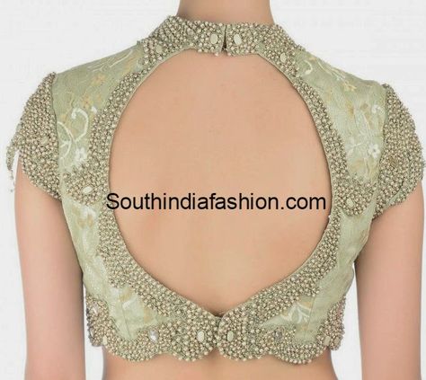 high collar neck blouse Blouse Ke Design, Collar Neck Blouse, Golden Blouse Designs, Net Sleeves, Sequins Blouse, Stand Collar Blouse, Blouse Designs High Neck, Kundan Work, Saree Blouse Neck Designs