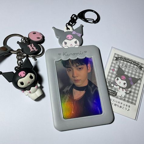 Kuromi Photocard, Kuromi Merch, Kuromi Photocard Holder, Kuromi Airpods Case, Acrylic Pc Holder Kpop, Kuromi Wallet, Photocard Holder, Sanrio Stuff, Kpop Merch