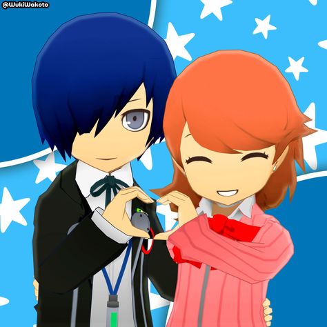 Yukari Takeba X Makoto, Makoto Yuki X Yukari Takeba, Yukari X Makoto, Makoto And Yukari, Makoto X Yukari, Aigis And Makoto Matching Icons, Persona 3 Makoto X Yukari, Yuki Makoto Persona 3, Yukari Takeba