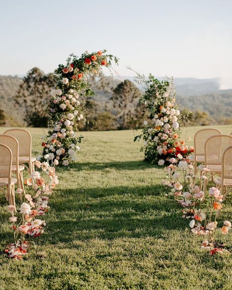 Our new broken arch arbour and our ‘fairy garden’ base plates (so you can transfer your aisle flowers to the reception) are available to… | Instagram Sustainable Wedding Ideas, Ceremony Arrangement, Aisle Flowers, Wedding Arbour, Arch Flowers, Sustainable Wedding, Wedding Ceremony Flowers, Eco Friendly Wedding, Ceremony Arch