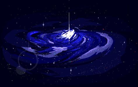 Blue cosmos galaxy in pixel art Cosmic Wallpaper Desktop, Space Widgets, Astronomy Painting, Cat Galaxy, Space Banner, Bg Design, Arte 8 Bits, 8bit Art, Cute Laptop Wallpaper