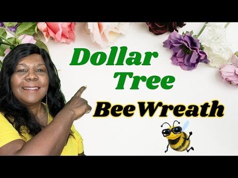 Dollar Tree Bee Wreath ~ Triple Crown Wreath using 5 inch mesh ~ Wreath DIY - YouTube Bee Wreaths, Crown Wreath, Mesh Wreath Diy, Bee Wreath, Wreath Diy, Bee Decor, Triple Crown, Diy Youtube, Mesh Wreath