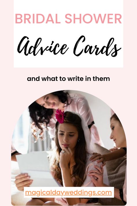 Marriage Advice Bridal Shower Ideas, Bridal Shower Advice For The Bride, Words Of Advice For Bride And Groom, Bridal Shower Words Of Wisdom, Advice For The Bride To Be, Advice For Bride To Be, Advice To The Bride, Bridal Shower Favors Cheap, Letters To The Bride