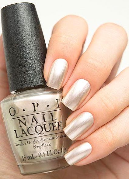 Opi Take A Right On Bourbon, Opi Gold Gel Polish, Pewter Nails, Nails Colors Summer, Opi Nail Polish Colors, Opi Nail Colors, Manicure Gel, Nails Colors, Opi Nail Polish