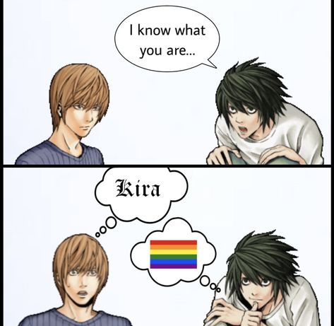 L Lawliet, Light Yagami, L And Light, Anime Meme, Silly Pictures, Funny Anime Pics, Anime Memes, Funny Images, Anime Funny