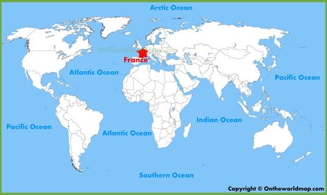 French is located in the western end of Europe. Map Monde, Word Map, The World Map, Asia Map, Satellite Maps, Southern Ocean, Landlocked Country, Tourist Map, Maputo