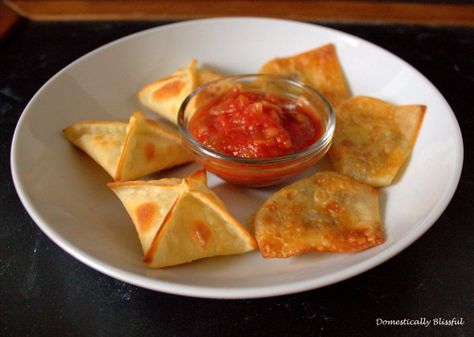 Mexican Bites Happy Hour Appetizers, Wonton Recipes, Loaded Nachos, Sweet Potato Noodles, Wontons, Bariatric Recipes, Starters Recipes, Hampton Roads, Game Day Food