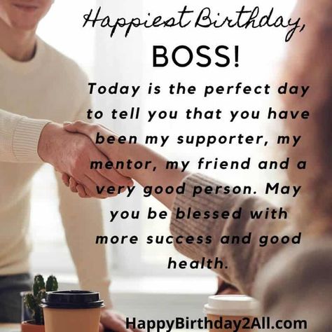 Birthday Wishes For Mentor, Birthday Greetings For Boss, Happy Birthday Massage, Birthday Message For Boss, Birthday Card For Boss, Boss Birthday Quotes, Message For Boss, Nice Birthday Messages, Happy Birthday 2