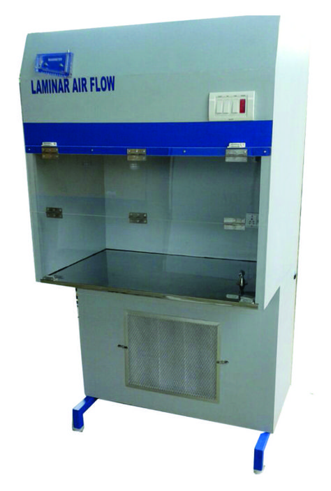 Laminar flow principle involves double filtration of air through pre-filters (upto 5 microns) and hepa filters (down to 0.3 microns) for filteration of biological and particulate contaminants unidirectional air flow is drawn from atmosphere and passed through pre and hepa filtered on to the work surface. Table top covered with laminated sheet or SS sheet (optional) side panels are fixed and are made out of transparent acrylic sheet. Front door is also made of acrylic sheet. Superior motor is use Laminar Air Flow, Laminar Flow, Table Top Covers, Acrylic Sheets, Hepa Filter, Work Surface, Side Panels, Panel Siding, Locker Storage