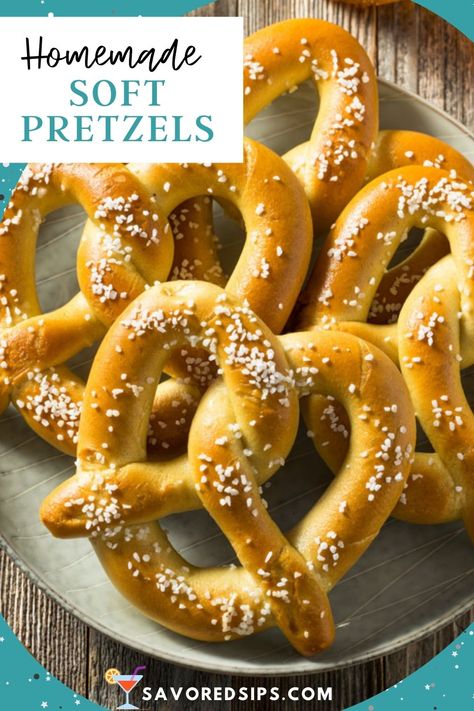 These tasty soft pretzels are just easy to make at home and turn out soft and chewy straight from the oven. | Pretzel Recipe | Homemade Pretzels | Snacks | Appetizers | Sourdough Pretzel Recipe, Sourdough Pretzel, Spicy Cheese Dip, Sourdough Pretzels, Beautiful Meals, Italian Accent, Pretzel Recipe, Hot Cheese, Homemade Soft Pretzels