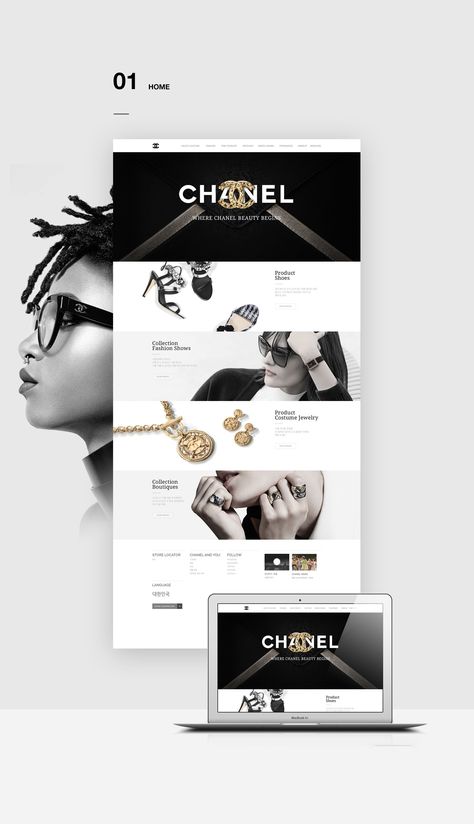 Website Layout Inspiration, Ui Ux 디자인, Luxury Website, Website Design Inspiration Layout, Behance Design, 포트폴리오 레이아웃, Ui Design Website, Chanel Design, Presentation Layout