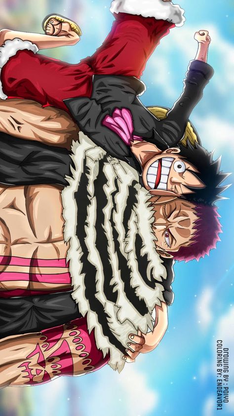 Luffy And Katakuri, Haki One Piece, News Wallpaper, Manga Luffy, Sanji Nami, Doflamingo Wallpaper, Lyna Youtube, Anime Wall Prints !!, Anime News