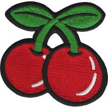 C Retro Kids, Iron On Applique, Embroidered Patch, Appliques, Apron, Cherry