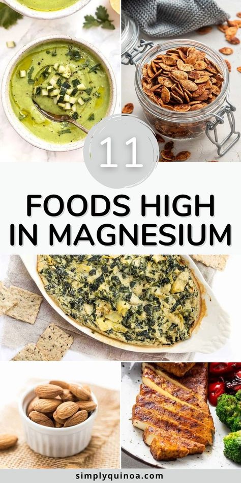 Foods Rich In Magnesium, Bone Healing Foods, Mind Diet Recipes, Sources Of Magnesium, Magnesium Foods, Foods High In Magnesium, Best Magnesium, Magnesium Rich Foods, Mind Diet