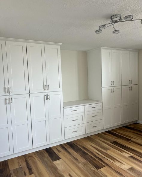 Throwback to this custom-built storage solution, designed to blend seamlessly with the room’s aesthetics. #ThrowbackProject #CustomStorage #RoomOrganization #HomeUpgrade #LuxuryDesign #InteriorDesign #HomeRenovation Basement Built In Storage, Basement Built Ins, Basement Storage, Small Basements, Laundry Room Diy, Custom Storage, Room Storage, Home Upgrades, Storage Room