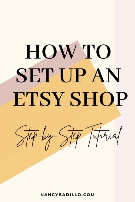 In this blog post, I will be walking you step by step on how to set up an Etsy shop the right way! Click to learn more! Why sell on Etsy, how to set up an Etsy account, how to create an Etsy account, how to set up an Etsy store, how do you start an Etsy shop, how to make an Etsy account, how do I set up an Etsy shop, how do you start an Etsy shop Starting Etsy Shop, Start An Etsy Shop, Office Things, Starting An Etsy Business, Etsy Tutorial, Etsy Tips, Etsy Shop Names, Catchy Names, Selling Handmade Items