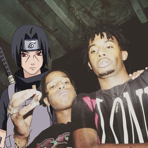 Anime Rapper Aesthetic, Anime And Rappers Icons, Meme Faces Carti, Rapper And Anime, Sexyyredd Rapper Pfp, Gangsta Anime, Chief Keef Meme, Anime Rapper, Pretty Flacko